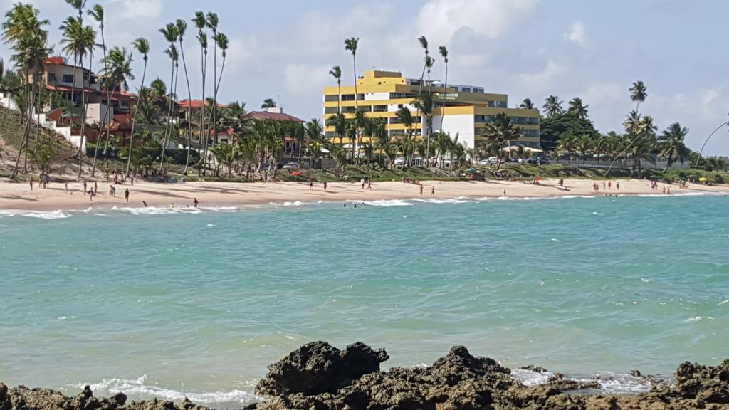 Praia Tabatinga Ap Beira Mar Com Vista Deslumbrante Da Praia جاكوما المظهر الخارجي الصورة