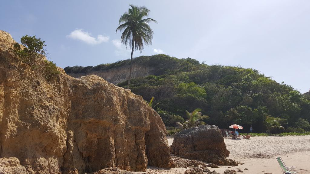 Praia Tabatinga Ap Beira Mar Com Vista Deslumbrante Da Praia جاكوما المظهر الخارجي الصورة