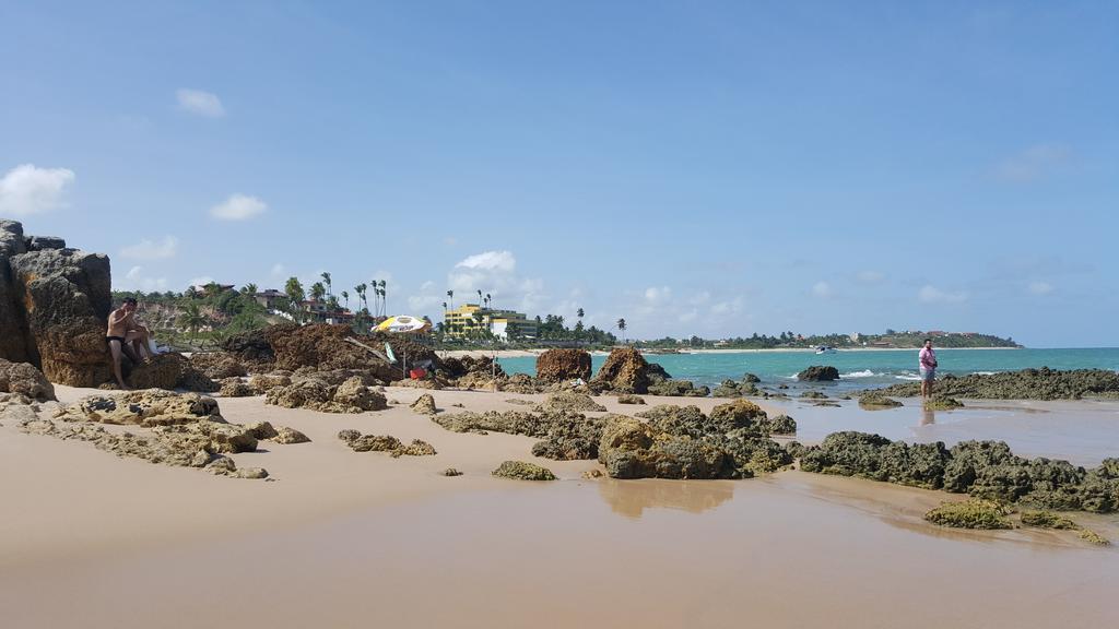 Praia Tabatinga Ap Beira Mar Com Vista Deslumbrante Da Praia جاكوما المظهر الخارجي الصورة