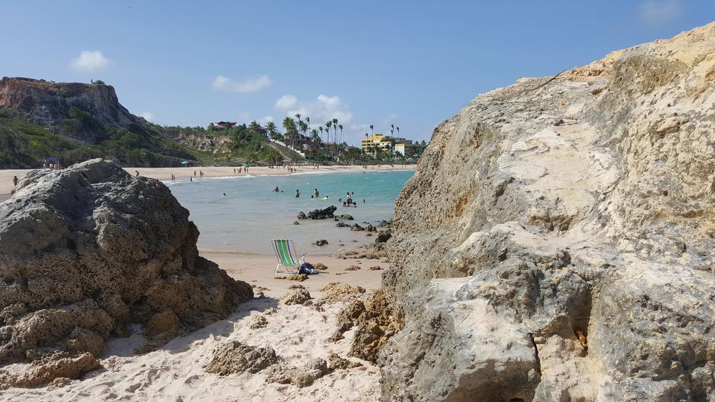 Praia Tabatinga Ap Beira Mar Com Vista Deslumbrante Da Praia جاكوما المظهر الخارجي الصورة