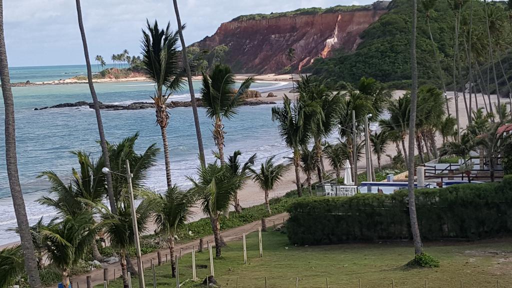 Praia Tabatinga Ap Beira Mar Com Vista Deslumbrante Da Praia جاكوما المظهر الخارجي الصورة