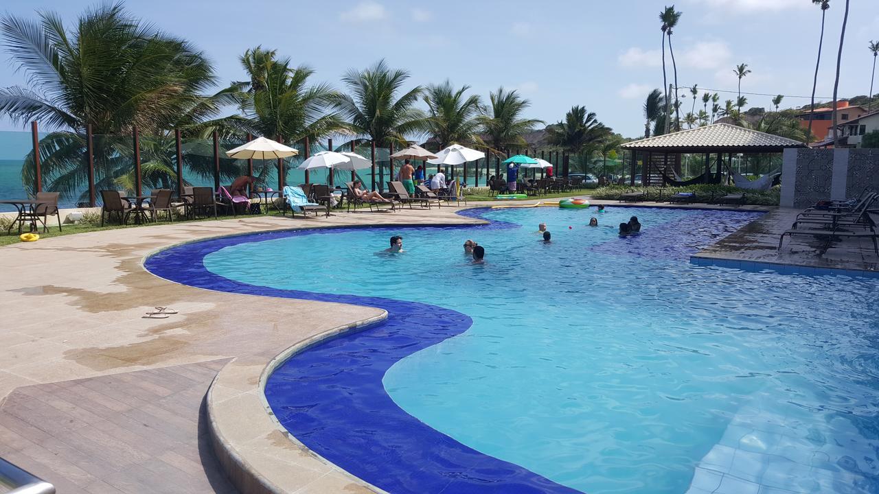 Praia Tabatinga Ap Beira Mar Com Vista Deslumbrante Da Praia جاكوما المظهر الخارجي الصورة