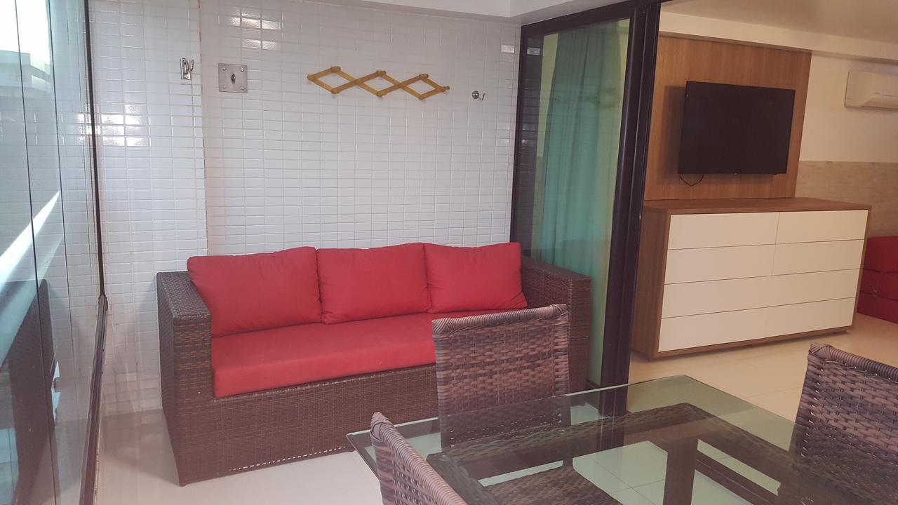 Praia Tabatinga Ap Beira Mar Com Vista Deslumbrante Da Praia جاكوما المظهر الخارجي الصورة