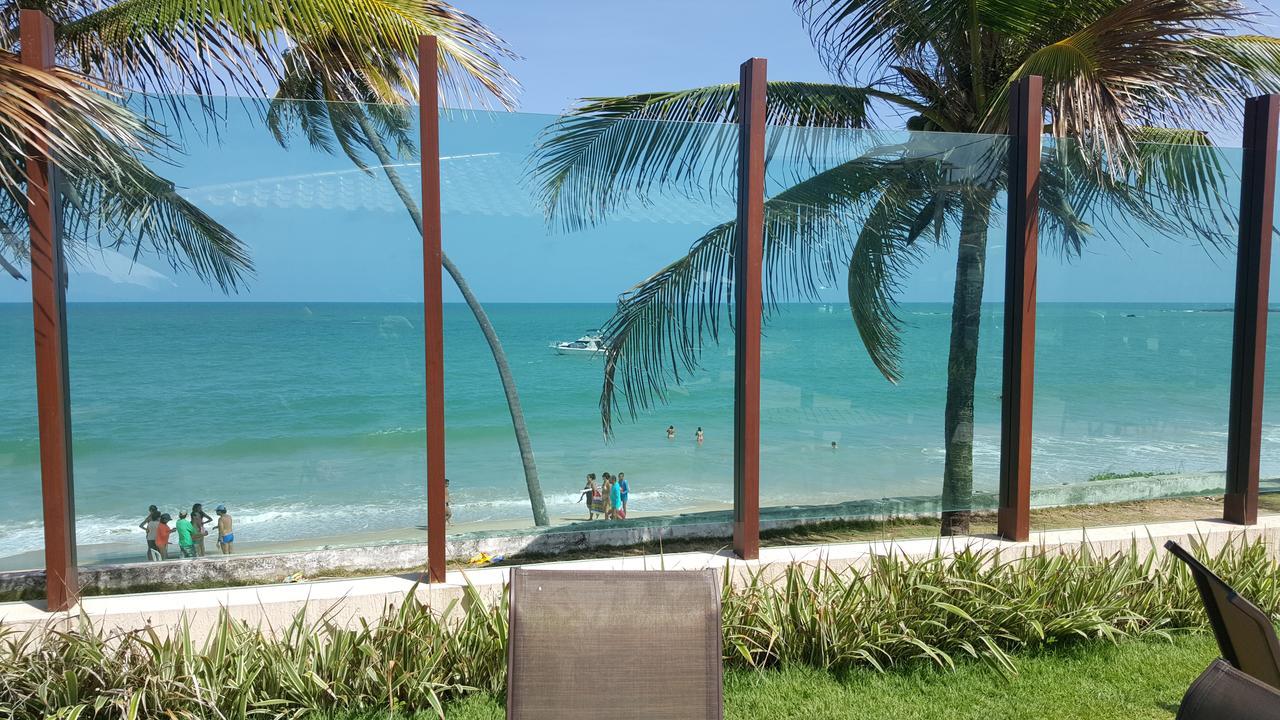 Praia Tabatinga Ap Beira Mar Com Vista Deslumbrante Da Praia جاكوما المظهر الخارجي الصورة