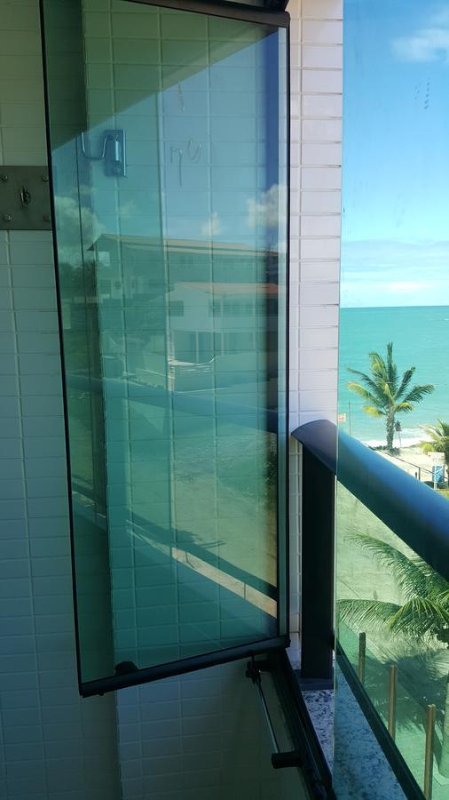 Praia Tabatinga Ap Beira Mar Com Vista Deslumbrante Da Praia جاكوما المظهر الخارجي الصورة