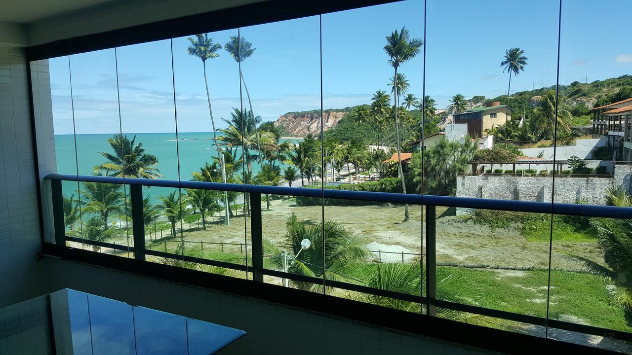 Praia Tabatinga Ap Beira Mar Com Vista Deslumbrante Da Praia جاكوما المظهر الخارجي الصورة