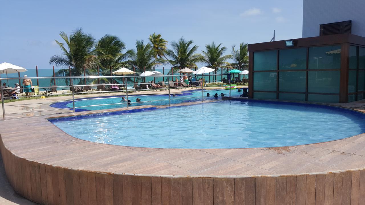 Praia Tabatinga Ap Beira Mar Com Vista Deslumbrante Da Praia جاكوما المظهر الخارجي الصورة