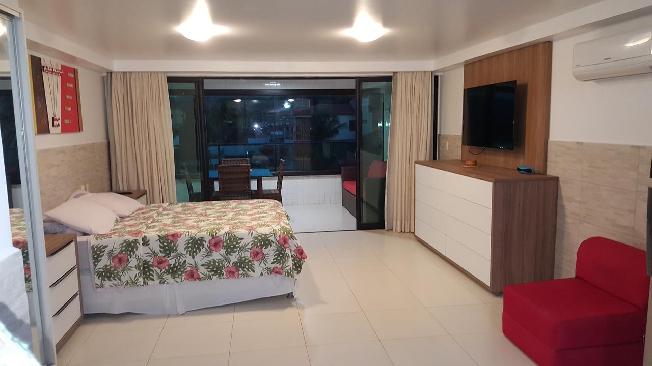 Praia Tabatinga Ap Beira Mar Com Vista Deslumbrante Da Praia جاكوما المظهر الخارجي الصورة
