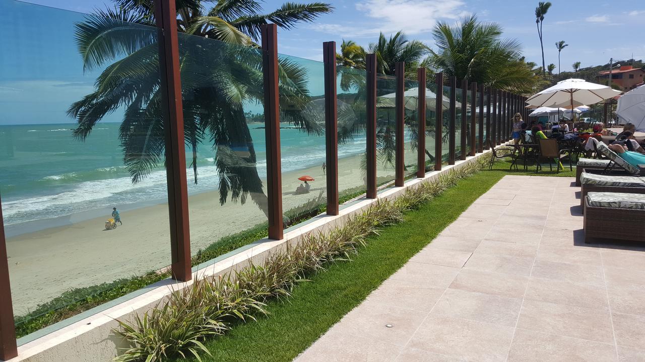 Praia Tabatinga Ap Beira Mar Com Vista Deslumbrante Da Praia جاكوما المظهر الخارجي الصورة